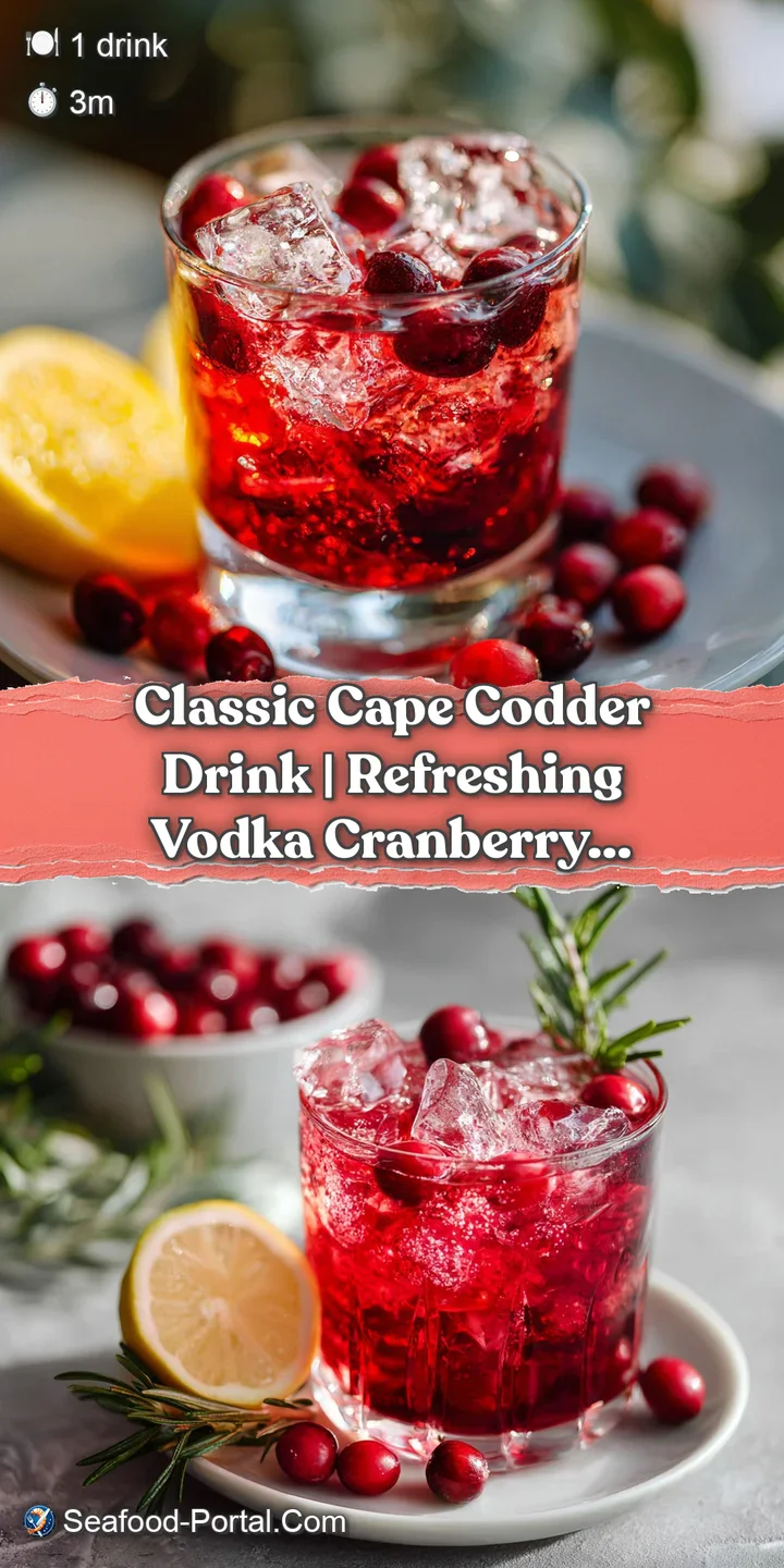 Close-up of a refreshing vodka cranberry cocktail with bright red liquid, ice, and a citrus twist.