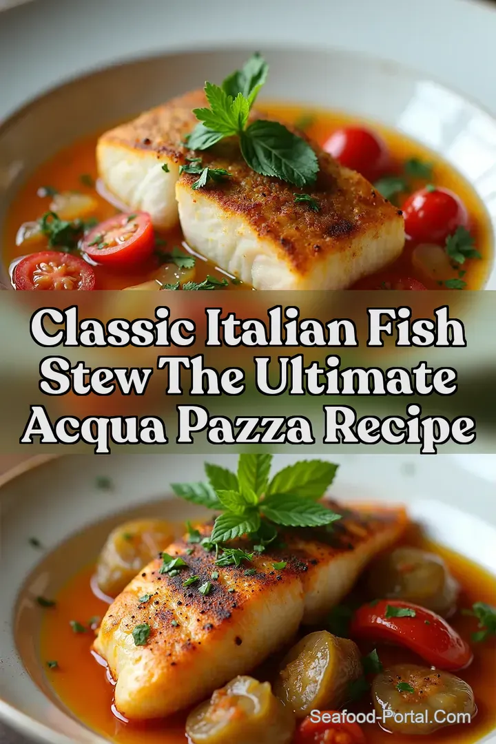 Classic Italian Fish Stew The Ultimate Acqua Pazza Recipe