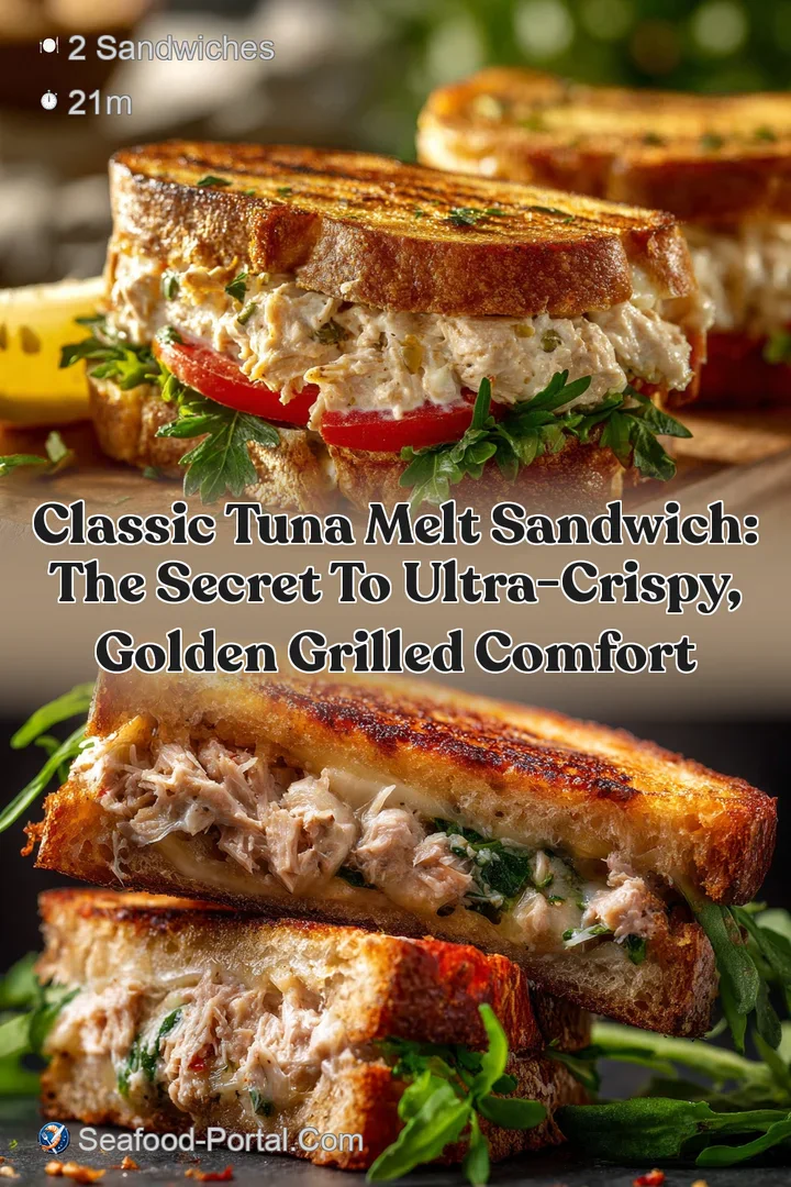 Classic Tuna Melt Sandwich: The Secret to Ultra-Crispy Golden Grilled Comfort