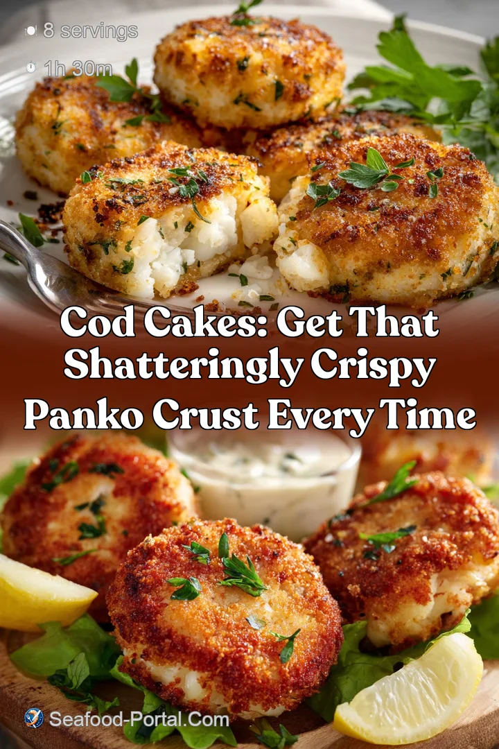 Cod Cakes: Get That Shatteringly Crispy Panko Crust Every Time