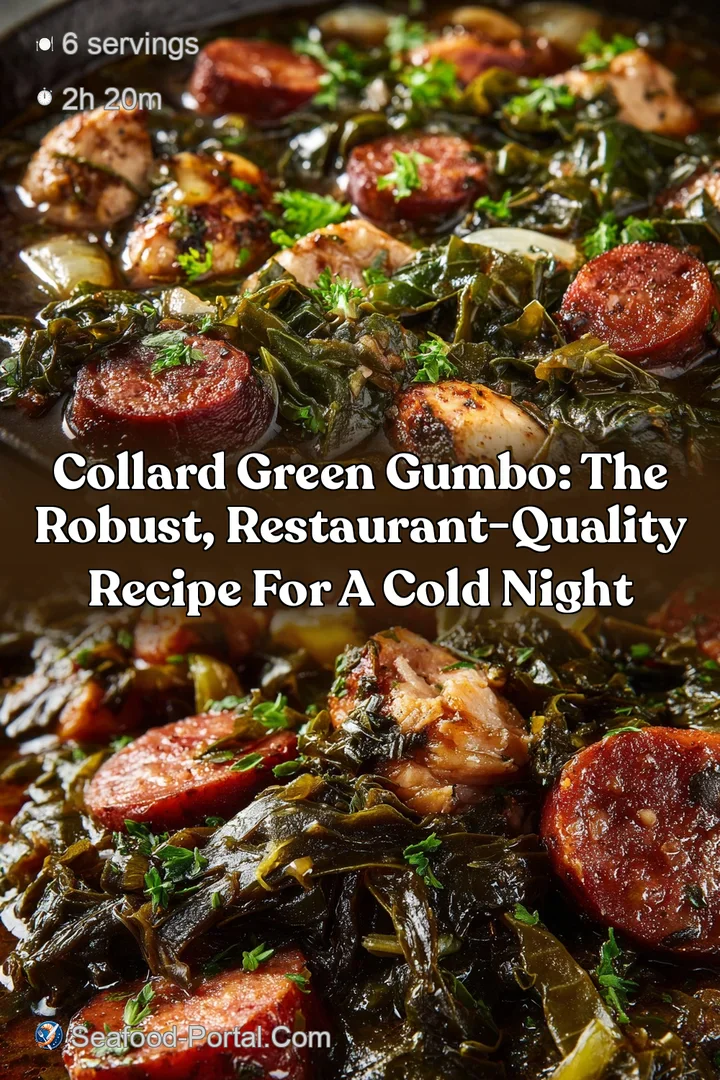 Collard green gumbo: The robust restaurant-quality recipe for a cold night