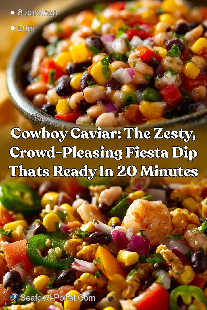 Cowboy Caviar: The Zesty Crowd-Pleasing Fiesta Dip Thats Ready in 20 Minutes