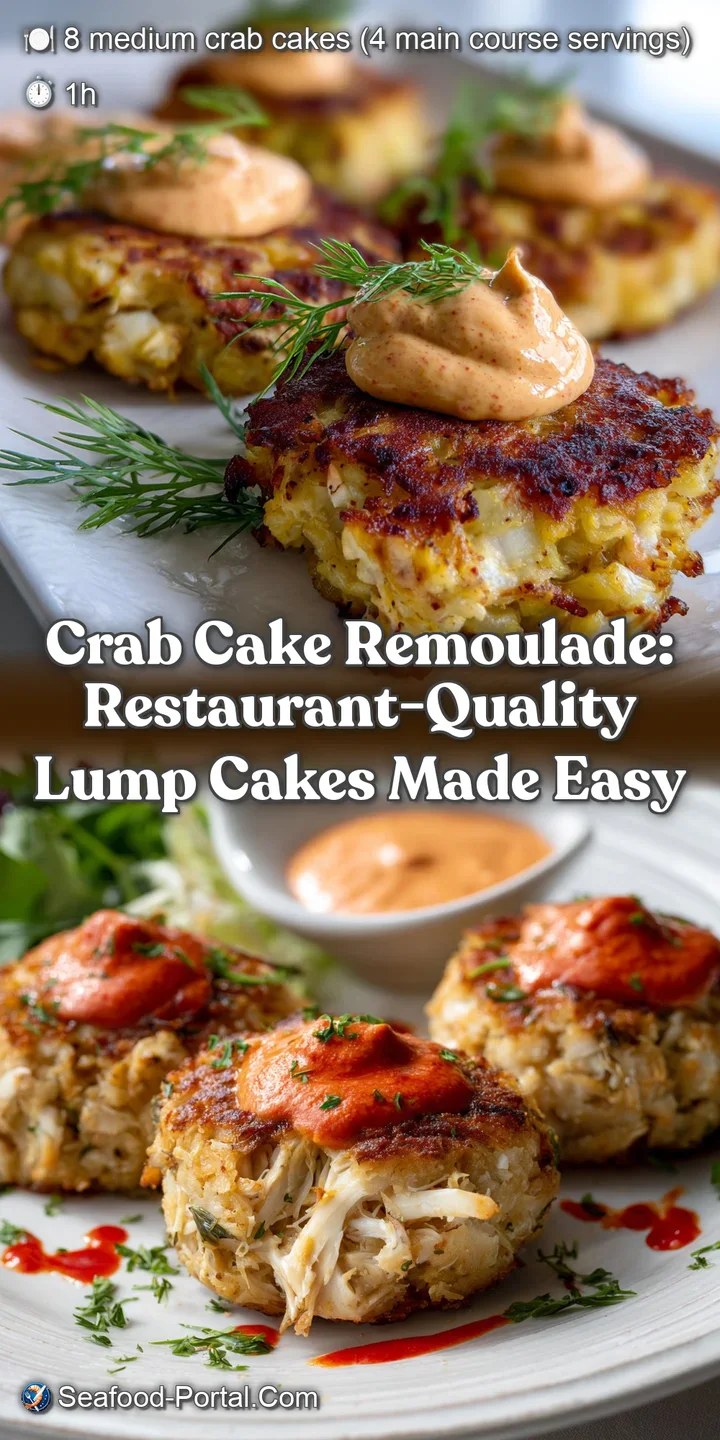 Crab Cake Remoulade: Restaurant-Quality Lump Cakes Made Easy