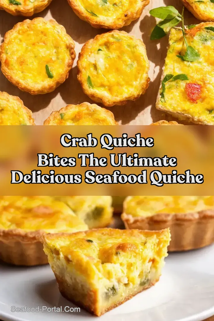 Crab Quiche Bites The Ultimate Delicious Seafood Quiche