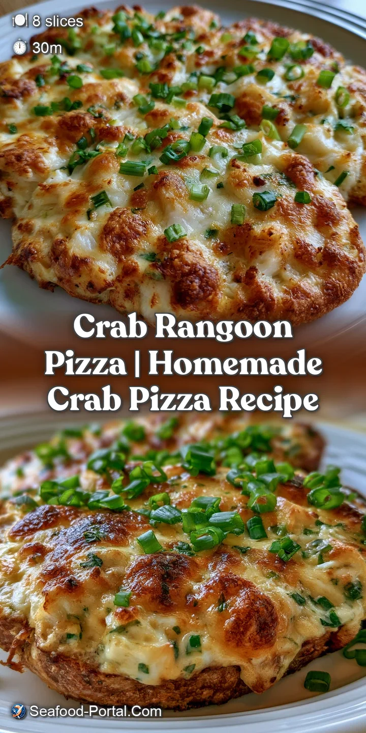 Extreme close-up of gooey, melted cream cheese and tender crab meat with toasted crust and a drizzle of sweet glaze.