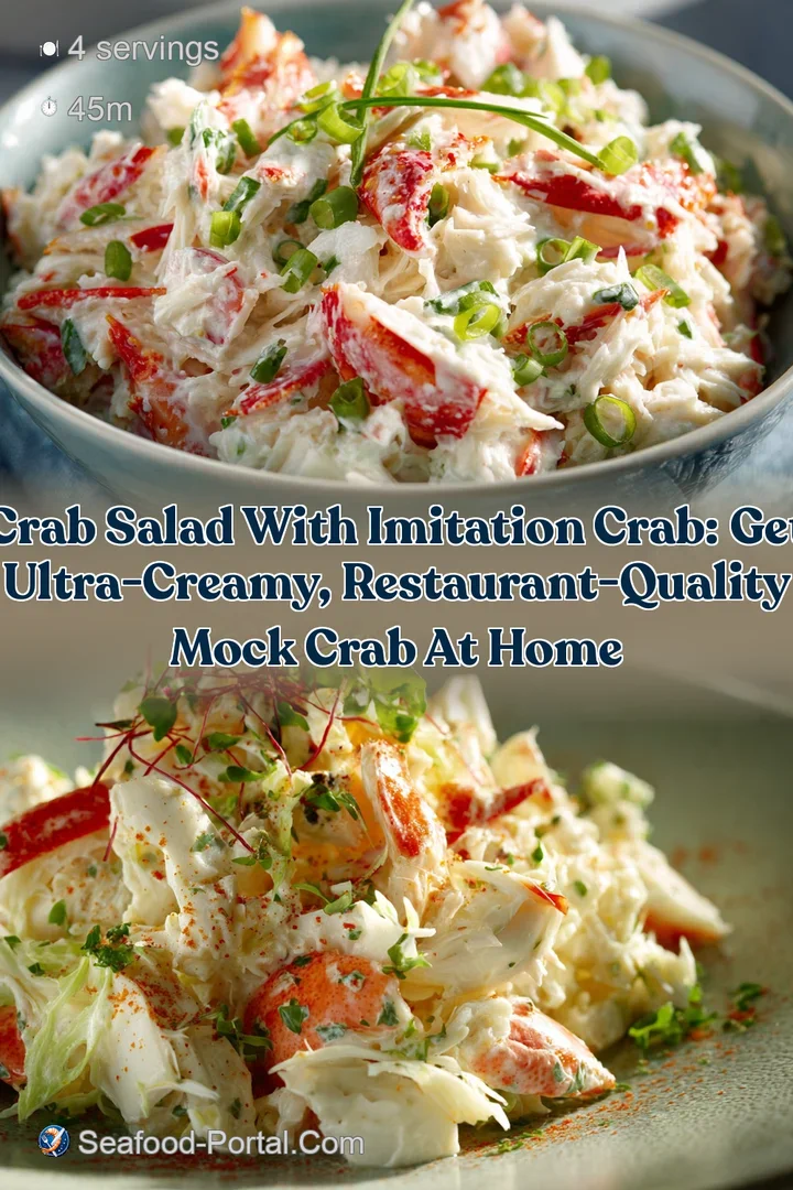 Crab Salad with Imitation Crab: Get Ultra-Creamy Restaurant-Quality Mock Crab At Home