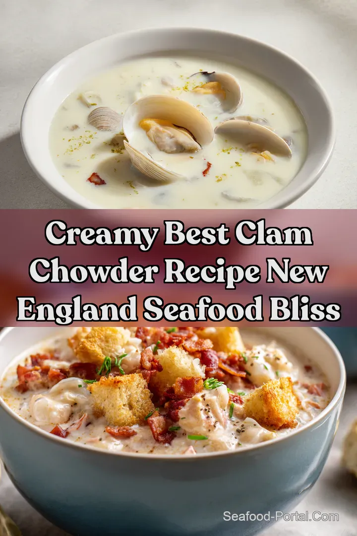 Creamy Best Clam Chowder Recipe New England Seafood Bliss