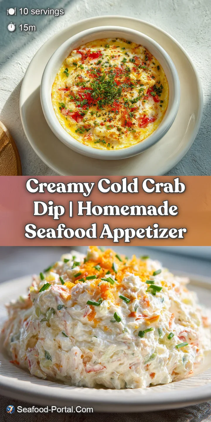 Close-up of fluffy crab dip, showing tender chunks of crab and creamy texture, with a hint of red spice.