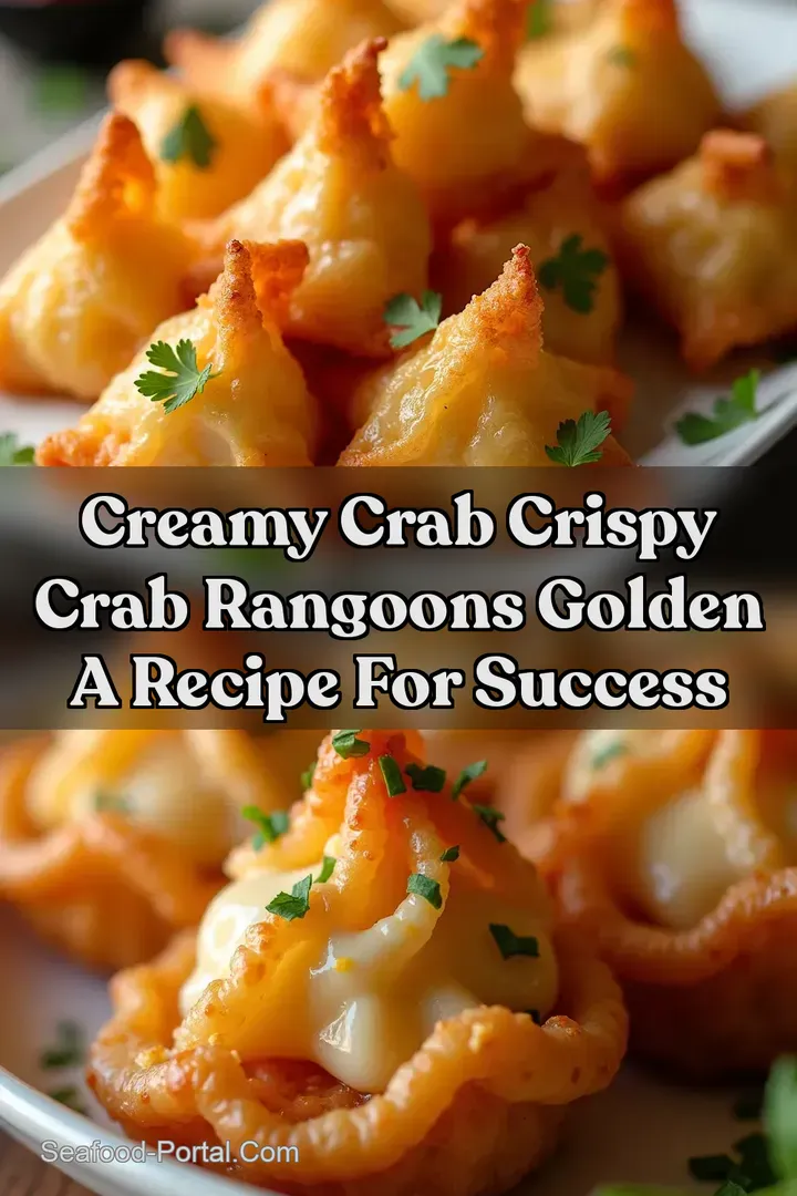 Creamy Crab Crispy Crab Rangoons Golden A Recipe For Success