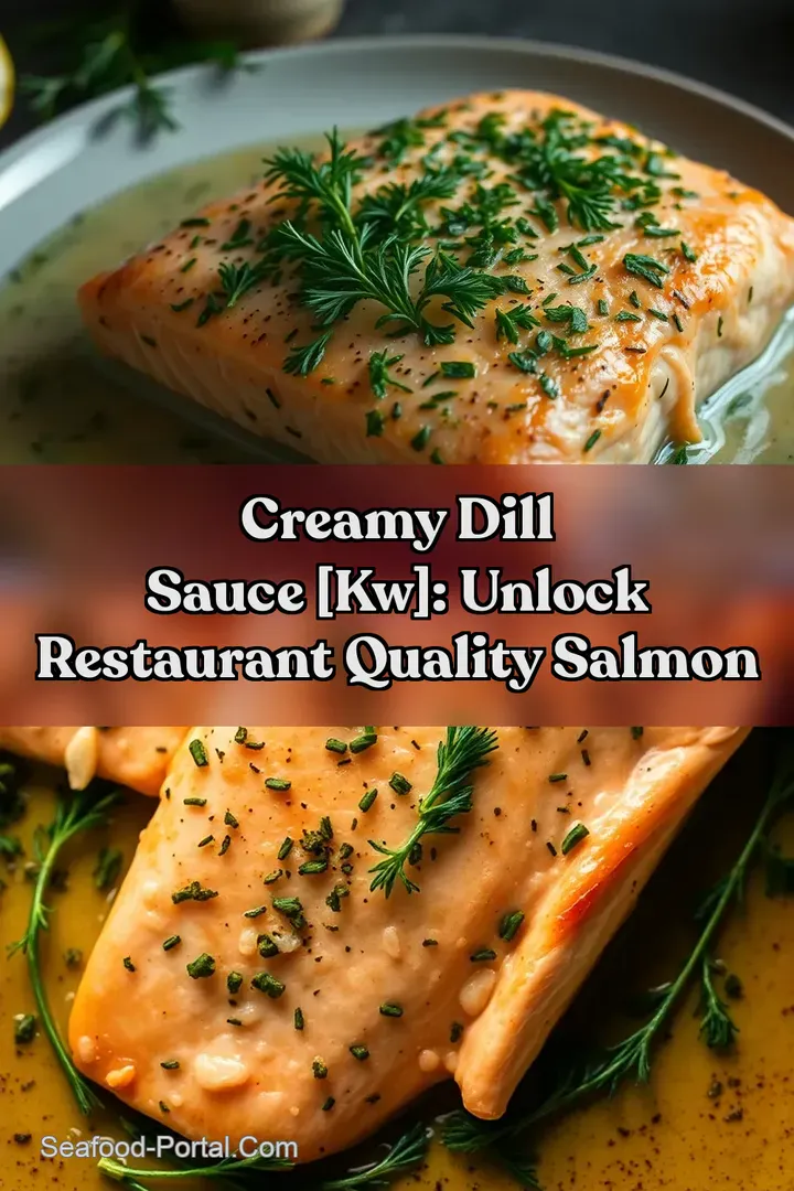 Creamy Dill Sauce [kw]: Unlock Restaurant Quality Salmon