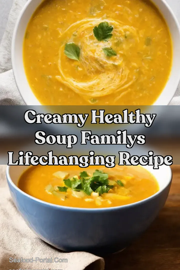Creamy Healthy Soup Familys LifeChanging Recipe