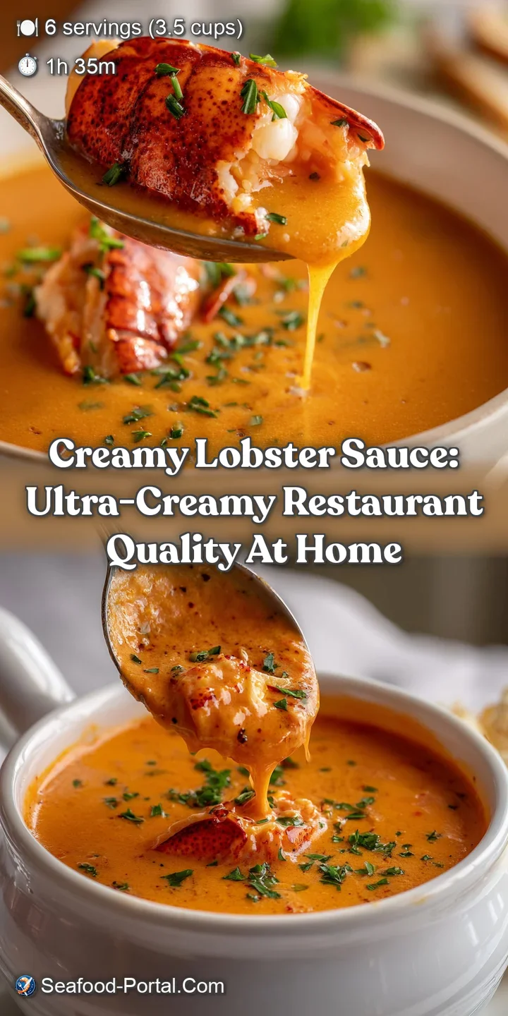 Creamy Lobster Sauce: Ultra-Creamy Restaurant Quality at Home