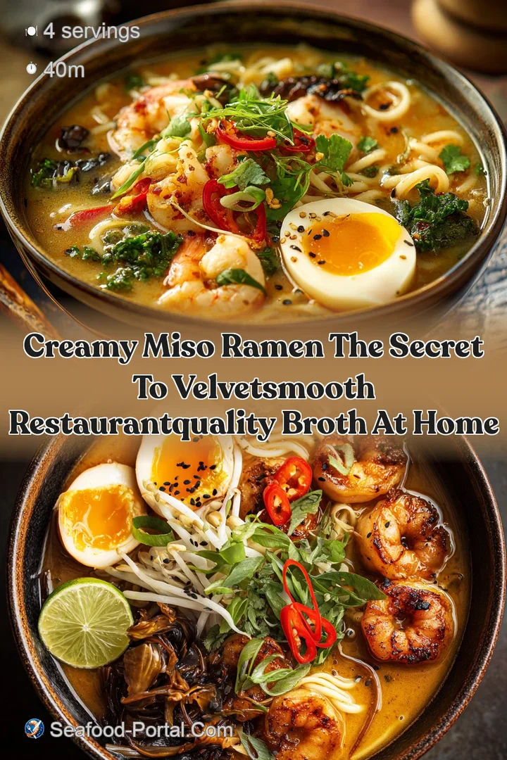 Creamy Miso Ramen The Secret to VelvetSmooth RestaurantQuality Broth at Home