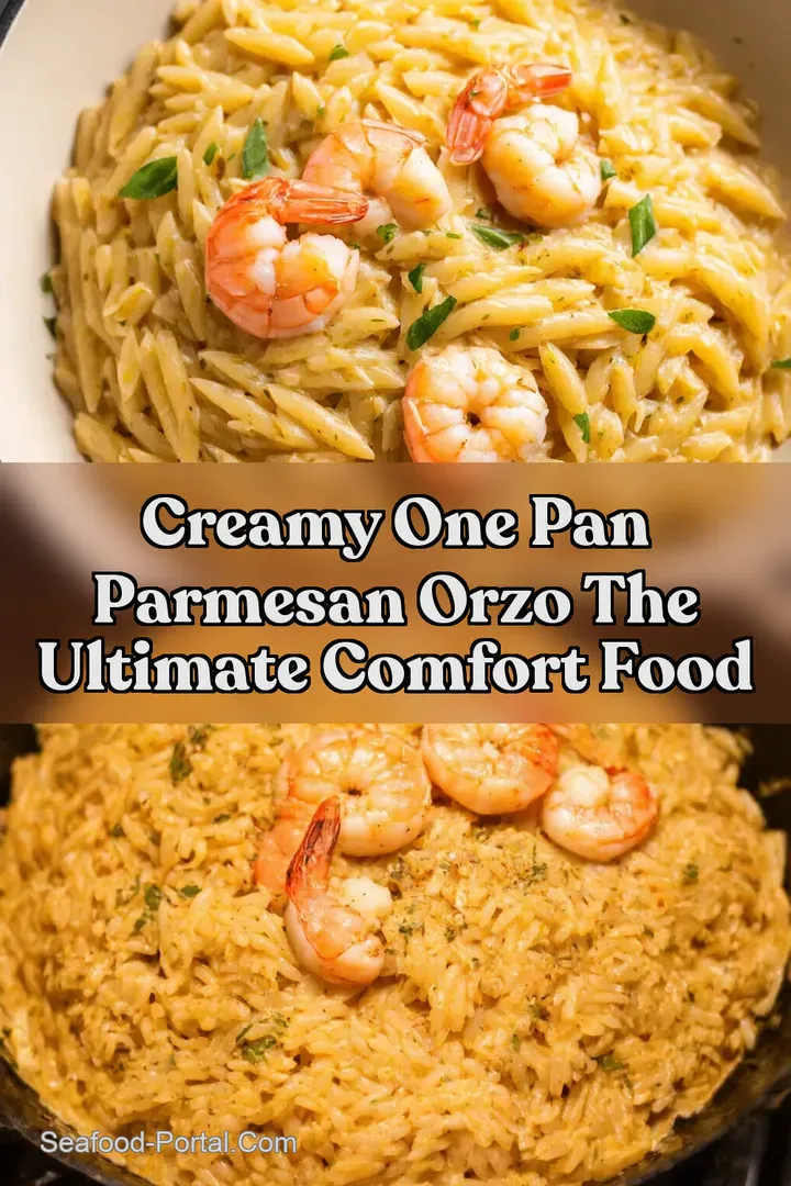 Creamy One Pan Parmesan Orzo The Ultimate Comfort Food