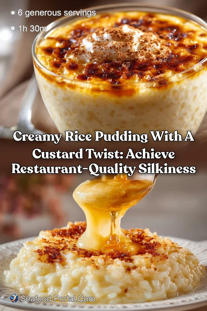 Creamy Rice Pudding with a Custard Twist: Achieve Restaurant-Quality Silkiness