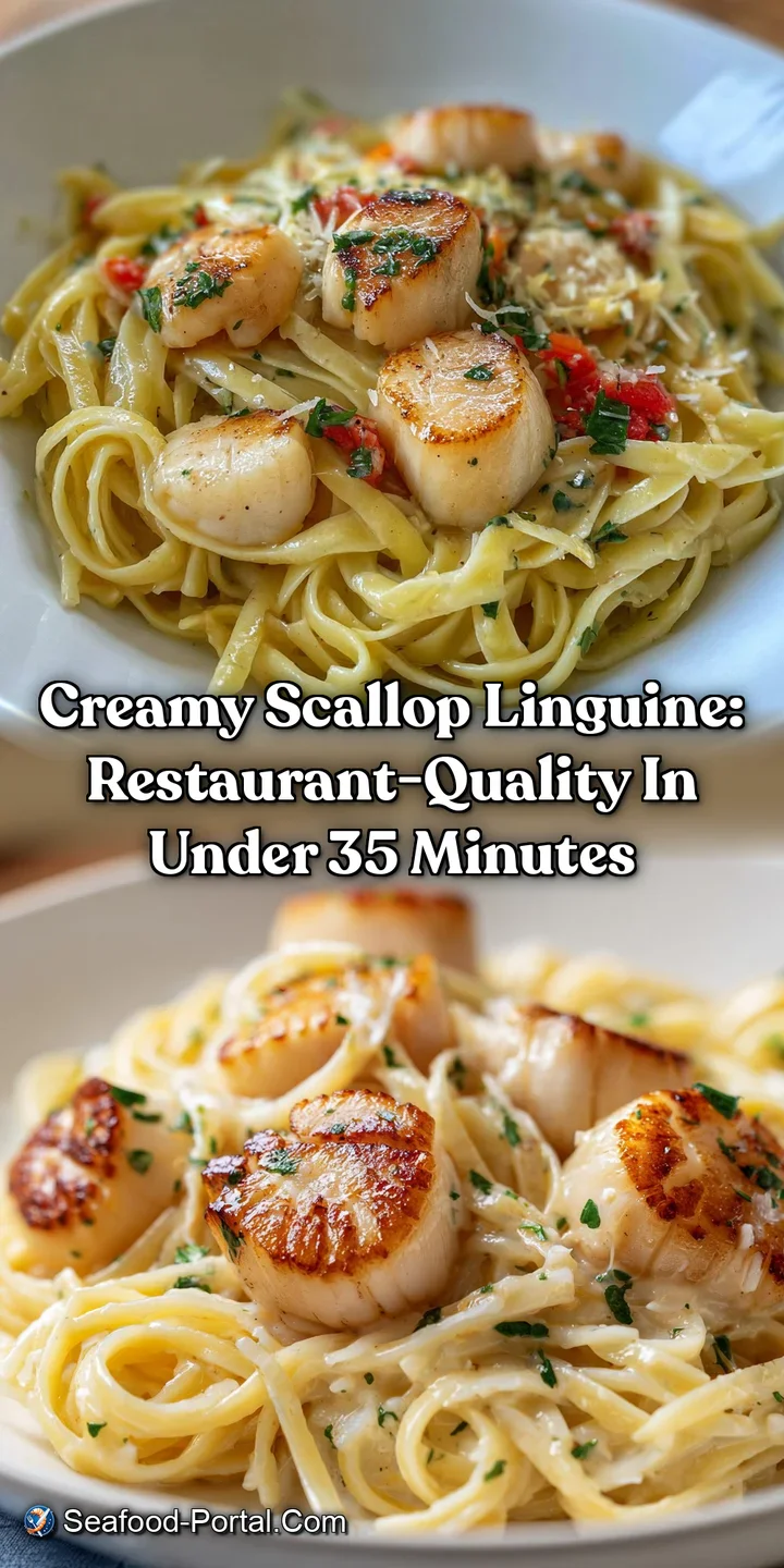 Creamy Scallop Linguine: Restaurant-Quality in Under 35 Minutes