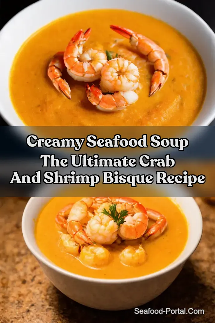 Creamy Seafood Soup The Ultimate Crab and Shrimp Bisque Recipe