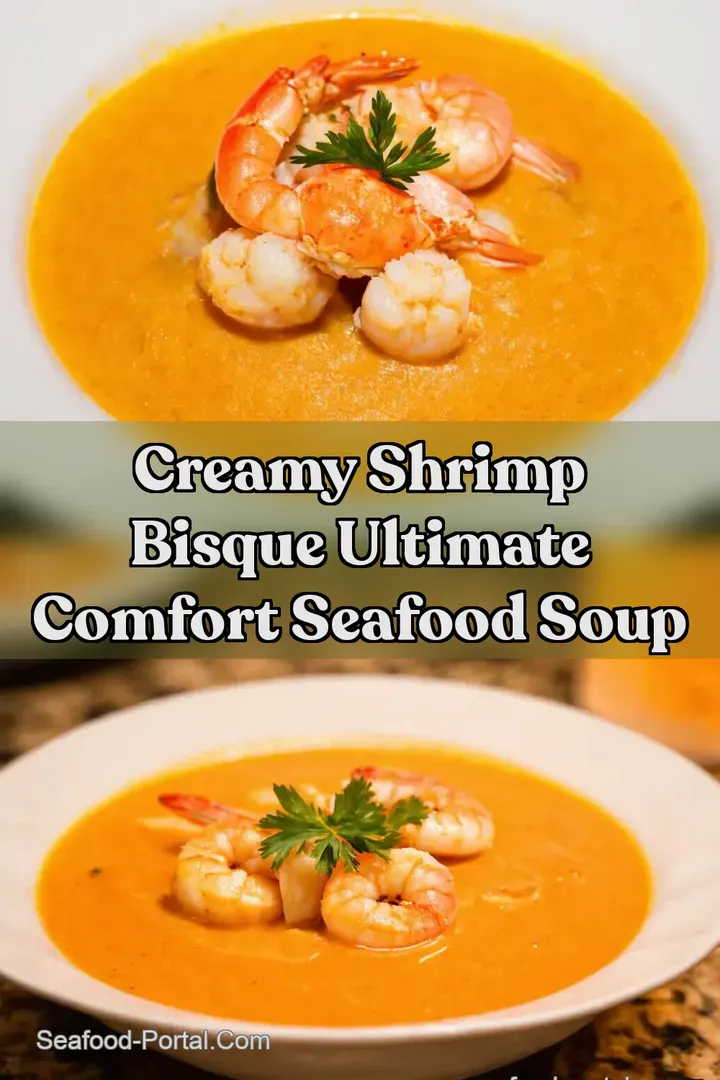 Creamy Shrimp Bisque Ultimate Comfort Seafood Soup