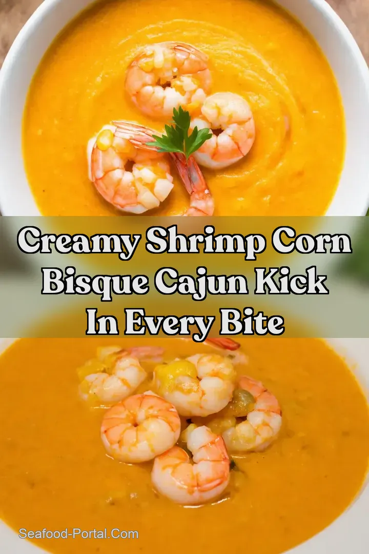 Creamy Shrimp Corn Bisque Cajun Kick in Every Bite