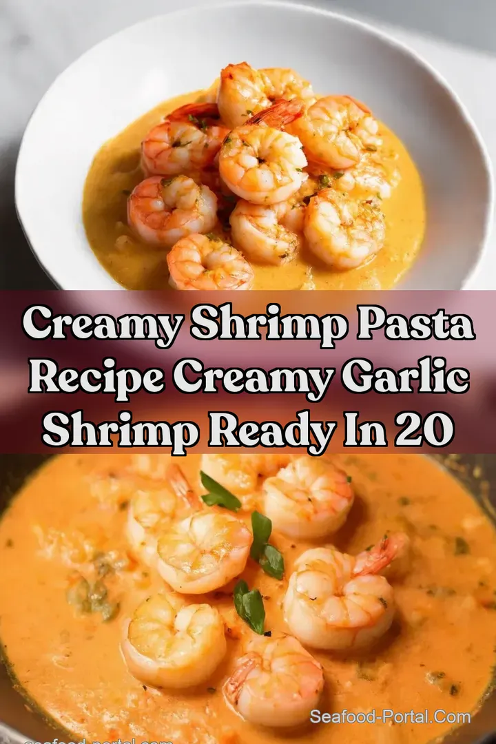 Creamy Shrimp Pasta Recipe Creamy Garlic Shrimp Ready in 20