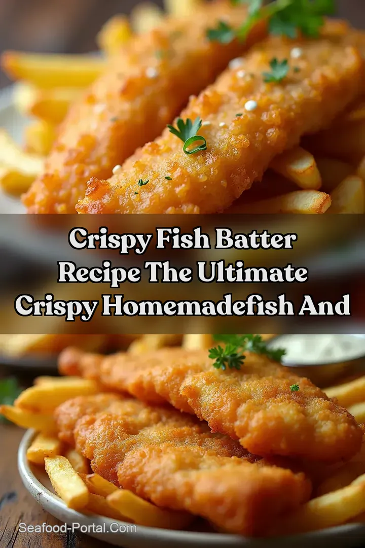 Crispy Fish Batter Recipe The Ultimate Crispy HomemadeFish and