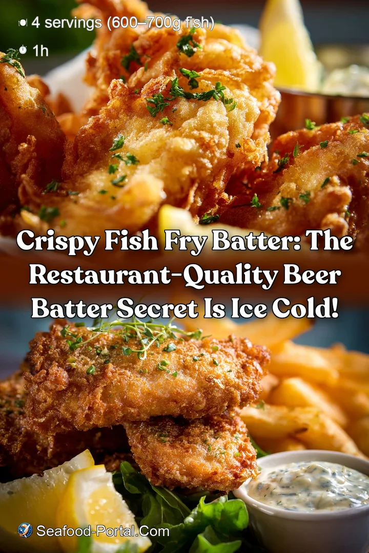 Crispy Fish Fry Batter: The Restaurant-Quality Beer Batter Secret is Ice Cold!