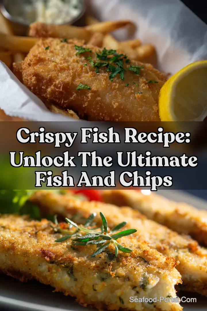 Crispy Fish Recipe: Unlock The Ultimate Fish and Chips : PIN FOR LATER Crispy Fish Recipe: Unlock The Ultimate Fish and Chips