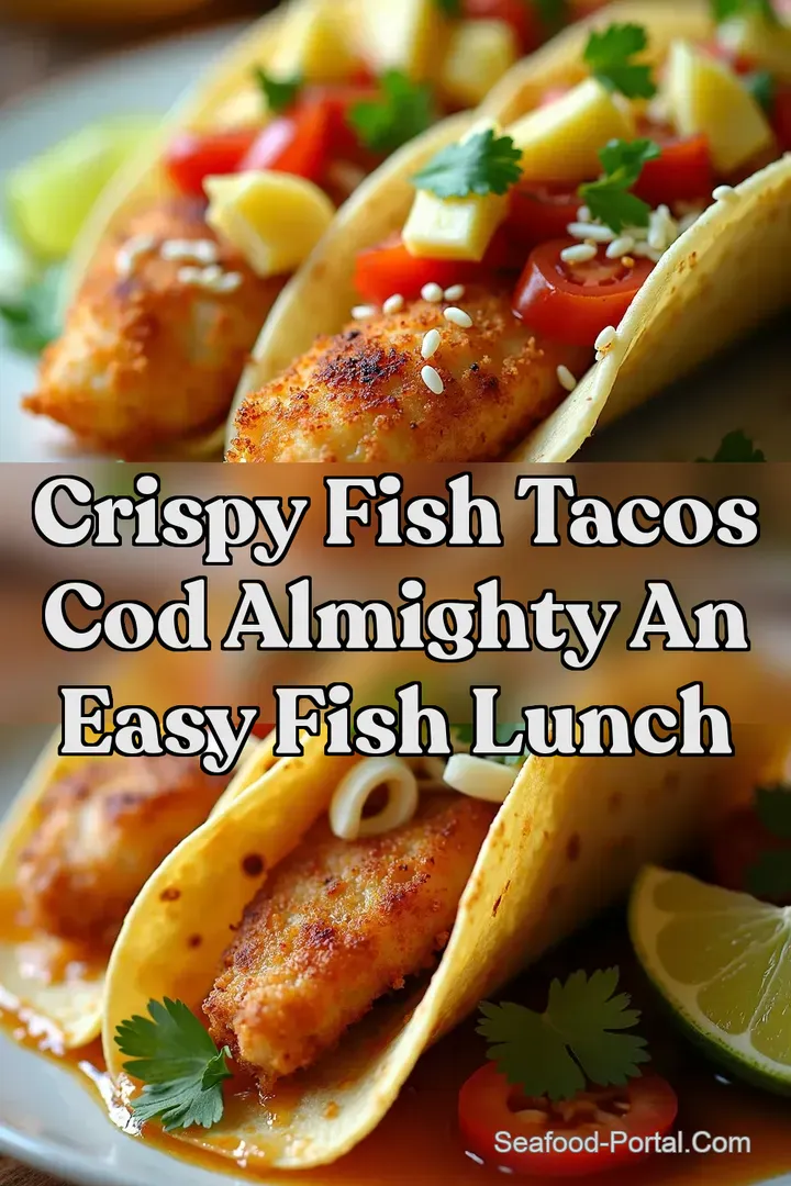 Crispy Fish Tacos Cod Almighty An Easy Fish Lunch