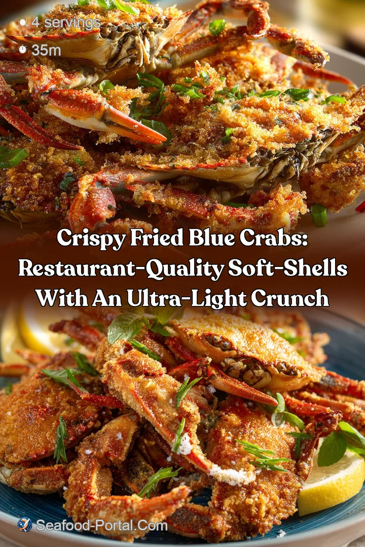Crispy Fried Blue Crabs: Restaurant-Quality Soft-Shells with an Ultra-Light Crunch