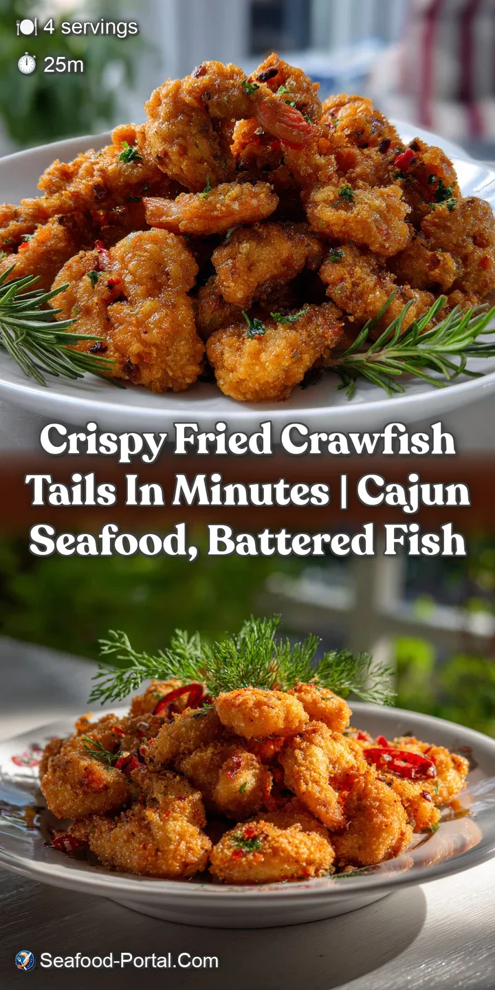 Crispy Fried Crawfish Tails in Minutes | Cajun Seafood Battered Fish