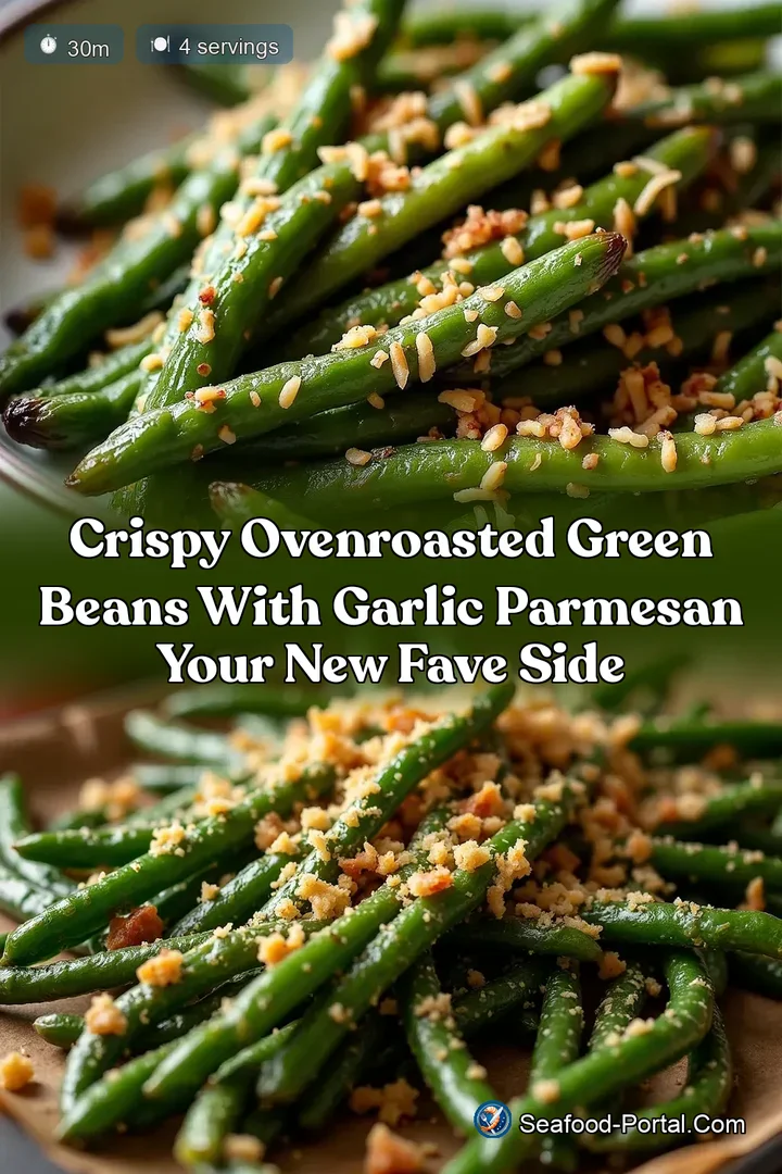 Crispy OvenRoasted Green Beans With Garlic Parmesan Your New Fave Side