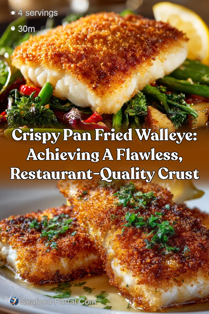 Crispy Pan Fried Walleye: Achieving a Flawless Restaurant-Quality Crust