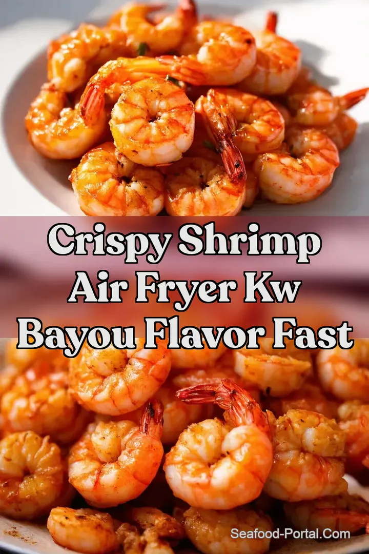 Crispy Shrimp Air Fryer kw Bayou Flavor Fast