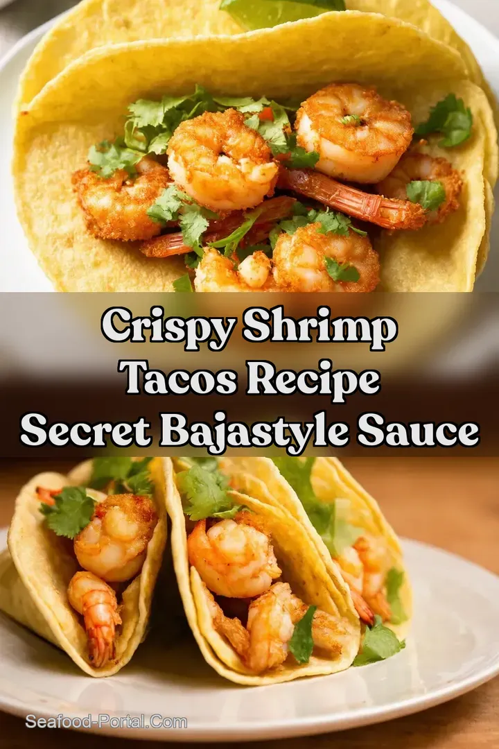 Crispy Shrimp Tacos Recipe Secret BajaStyle Sauce