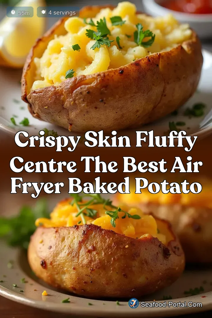 Crispy Skin Fluffy Centre The Best Air Fryer Baked Potato