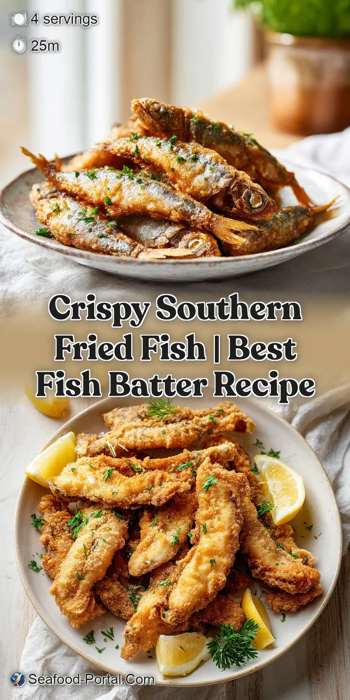 Close-up of a perfectly fried fish fillet, showcasing its crackly, seasoned exterior and moist interior.
