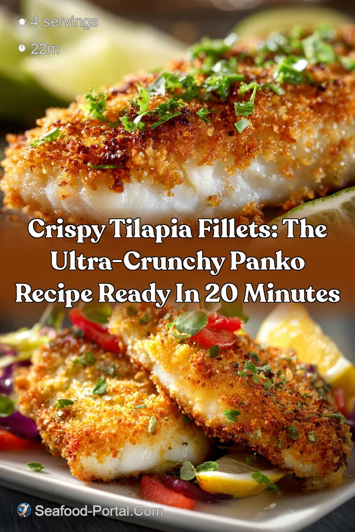 Crispy Tilapia Fillets: The Ultra-Crunchy Panko Recipe Ready in 20 Minutes
