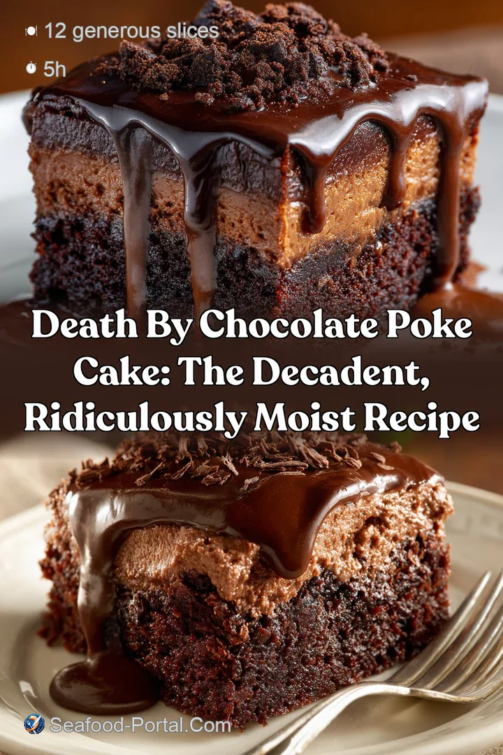 Death By Chocolate Poke Cake: The Decadent Ridiculously Moist Recipe