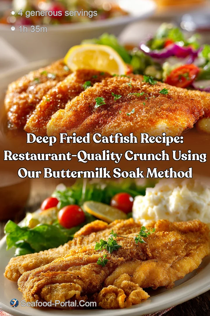 Deep Fried Catfish Recipe: Restaurant-Quality Crunch Using Our Buttermilk Soak Method