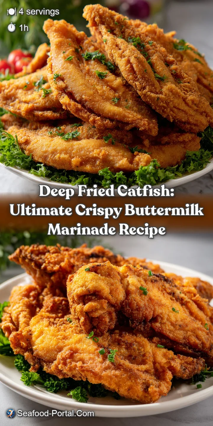 Deep Fried Catfish: Ultimate Crispy Buttermilk Marinade Recipe