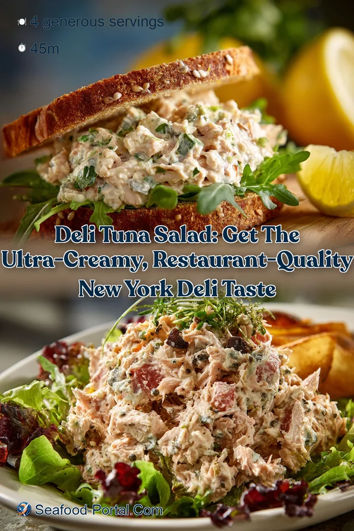 Deli Tuna Salad: Get the Ultra-Creamy Restaurant-Quality New York Deli Taste