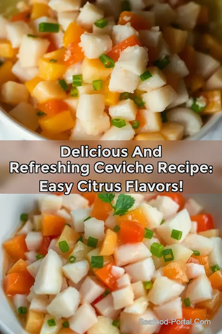 Delicious and Refreshing Ceviche Recipe: Easy Citrus Flavors!
