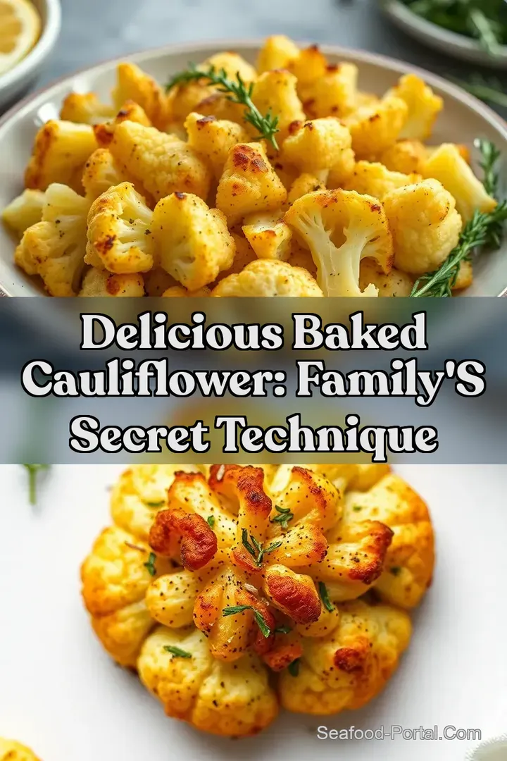 Delicious Baked Cauliflower: Family s Secret Technique