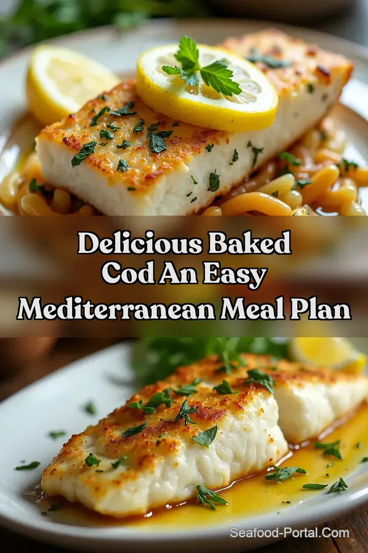Delicious Baked Cod An Easy Mediterranean Meal Plan