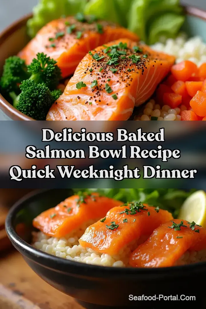 Delicious Baked Salmon Bowl Recipe Quick Weeknight Dinner