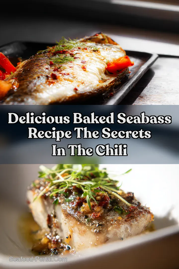Delicious Baked Seabass Recipe The Secrets In The Chili : PIN FOR LATER Delicious Baked Seabass Recipe The Secrets In The Chili