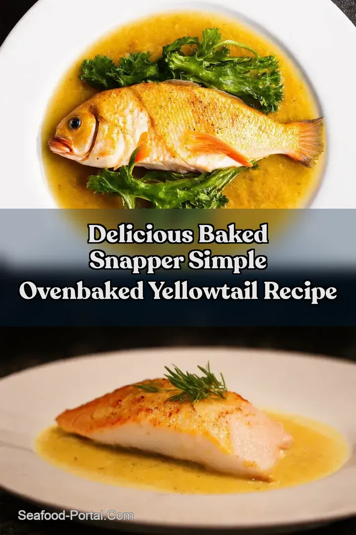 Delicious Baked Snapper Simple OvenBaked Yellowtail Recipe