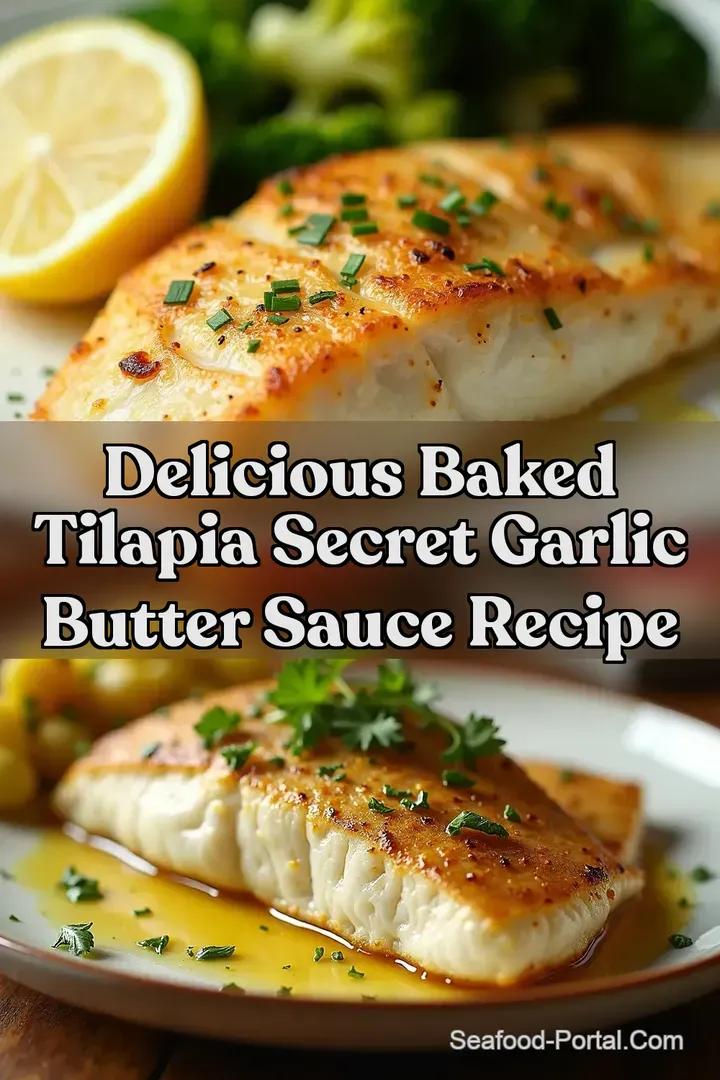 Delicious Baked Tilapia Secret Garlic Butter Sauce Recipe