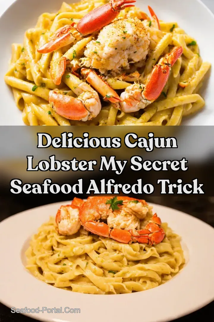 Delicious Cajun Lobster My Secret Seafood Alfredo Trick