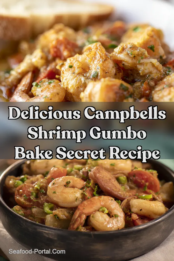 Delicious Campbells Shrimp Gumbo Bake Secret Recipe : PIN FOR LATER Delicious Campbells Shrimp Gumbo Bake Secret Recipe